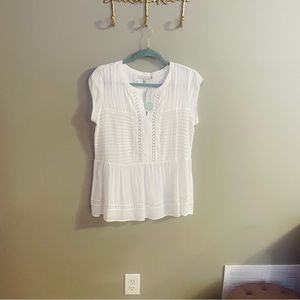 Pale Sky from Stitch Fix Imen Pleat Detail Top